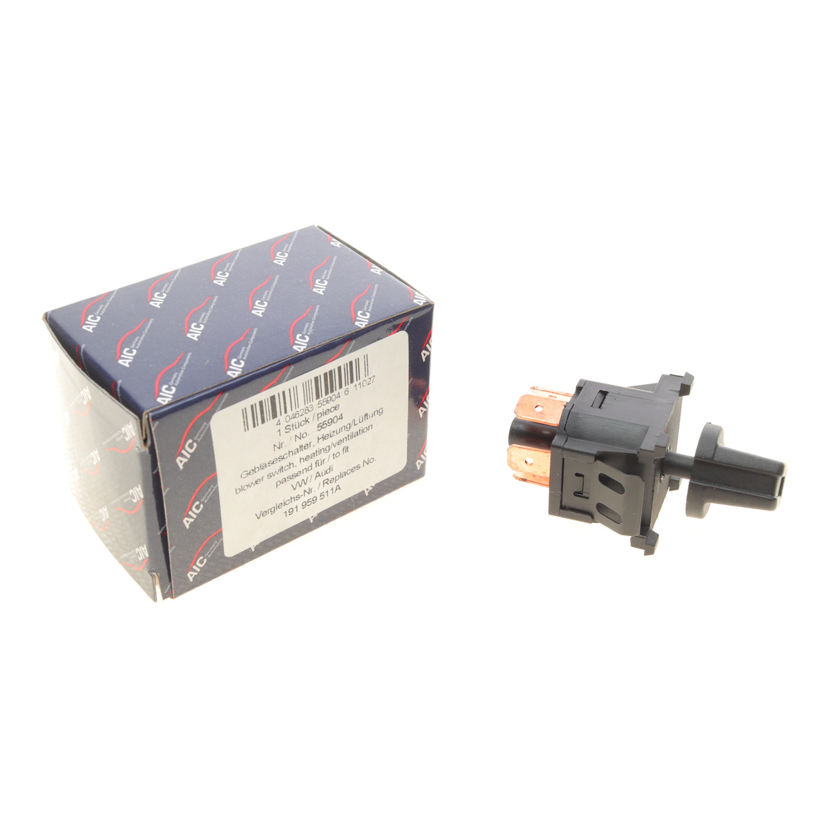 Перемикач пічки VW T4 91-03 AIC