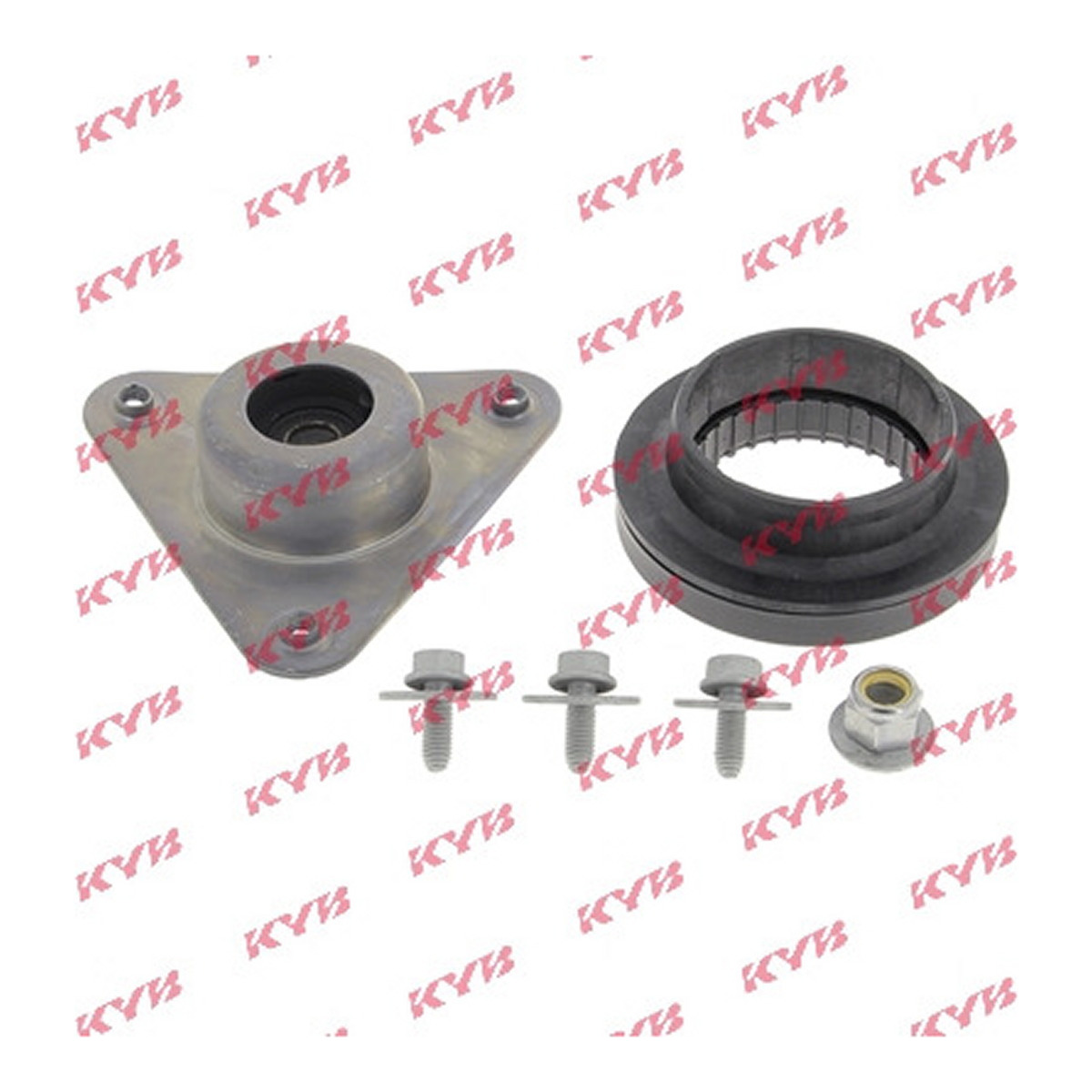 Опора амортизатора гумометалева в комплекті RENAULT CAPTUR I/CLIO (III/IV)/MODUS 2004=> KYB (SM1554) KYB Industry
