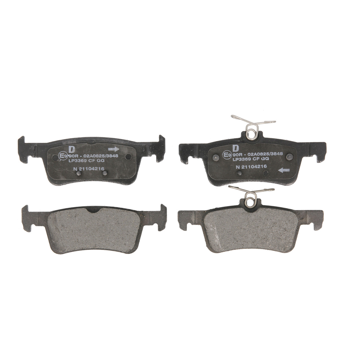 Колодки гальмівні (задні) Ford Fiesta 1.0 EcoBoost 17-/Peugeot 308 1.6 HDi 14- Delphi