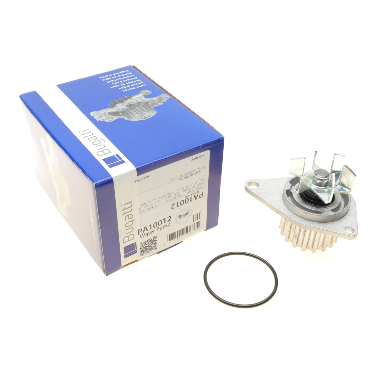 Помпа води Citroen C2/C3/Berlingo/Nemo/Peugeot 206/207/307/Bipper 1.1/1.4i 96- Bugatti