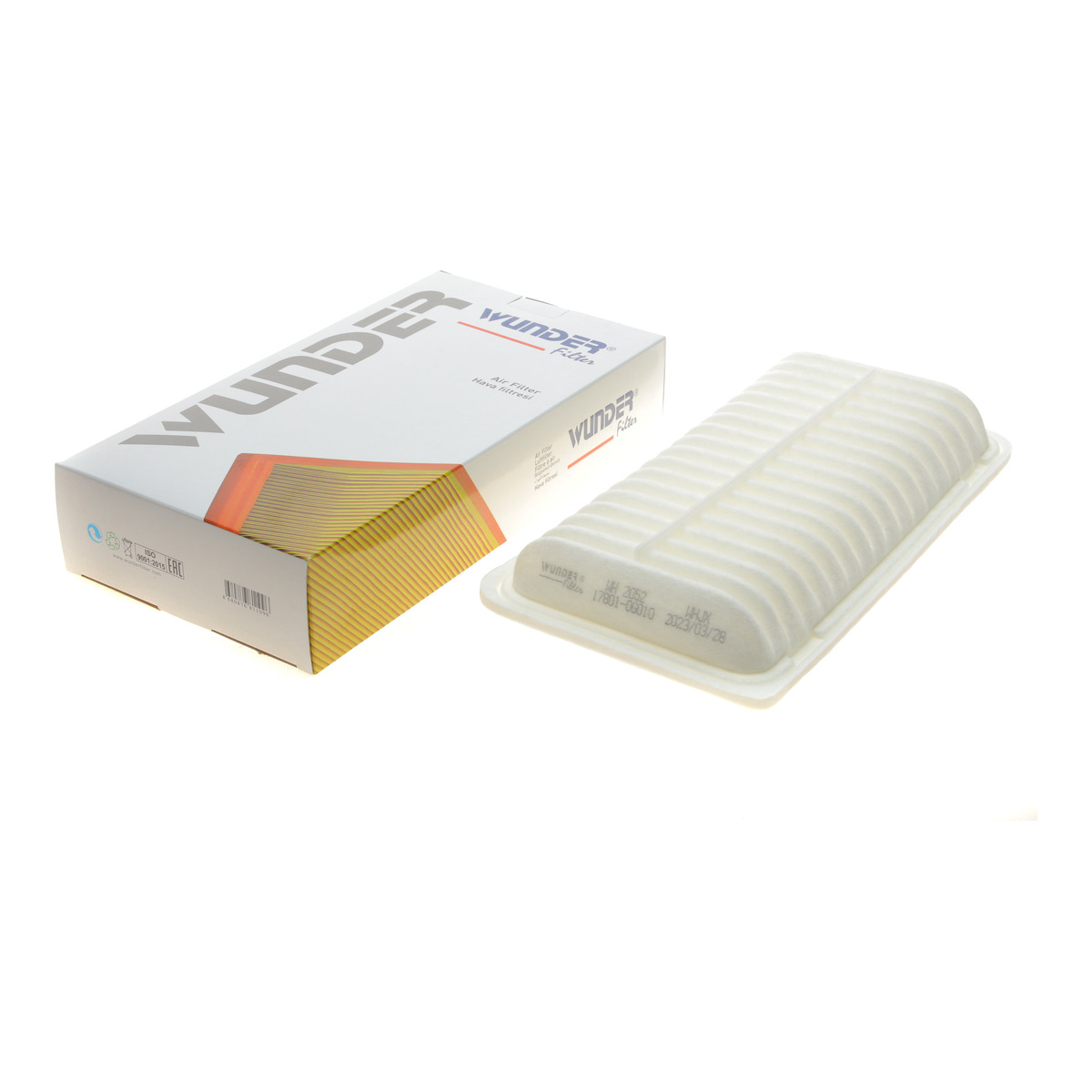 Фільтр повітряний Toyota Corolla/Avensis 1.4/2.0D 02-09 Wunder Filter