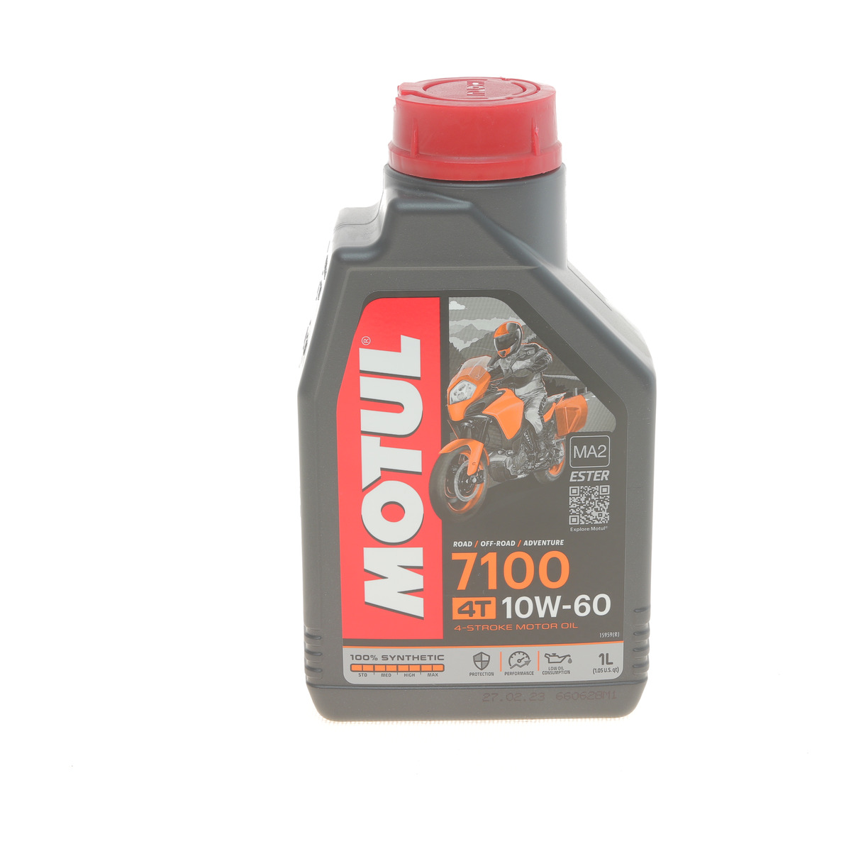 Олива 10W60 4T 7100 (1L) MA2 100% Синтетика Motul