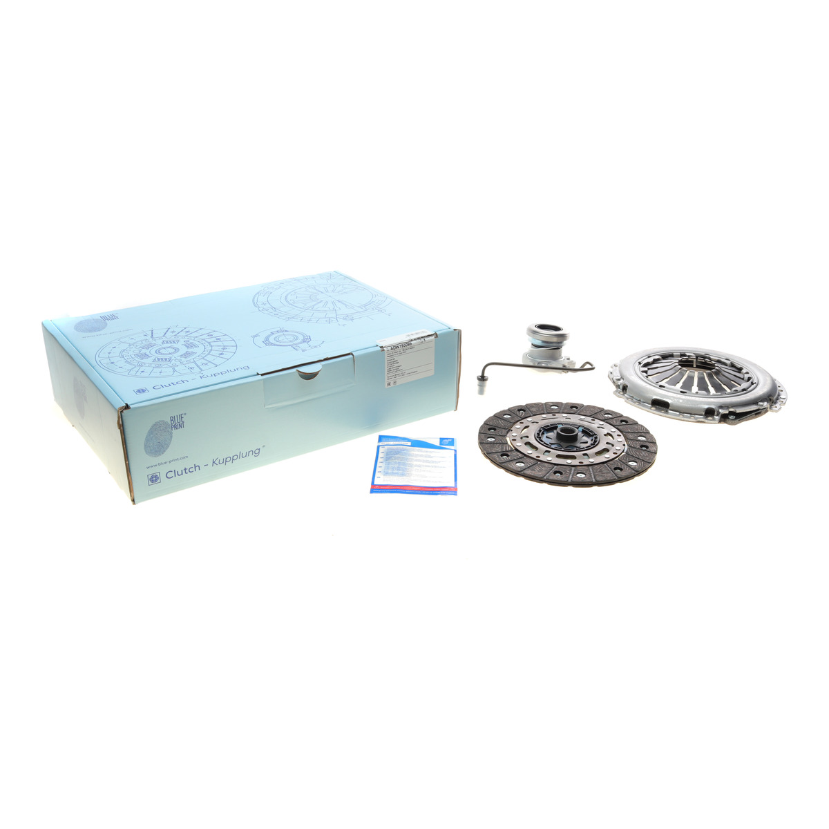 Комплект зчеплення Opel Astra H 1.3 CDTI 05-10 (d=216mm) (+вижимний) Blue Print