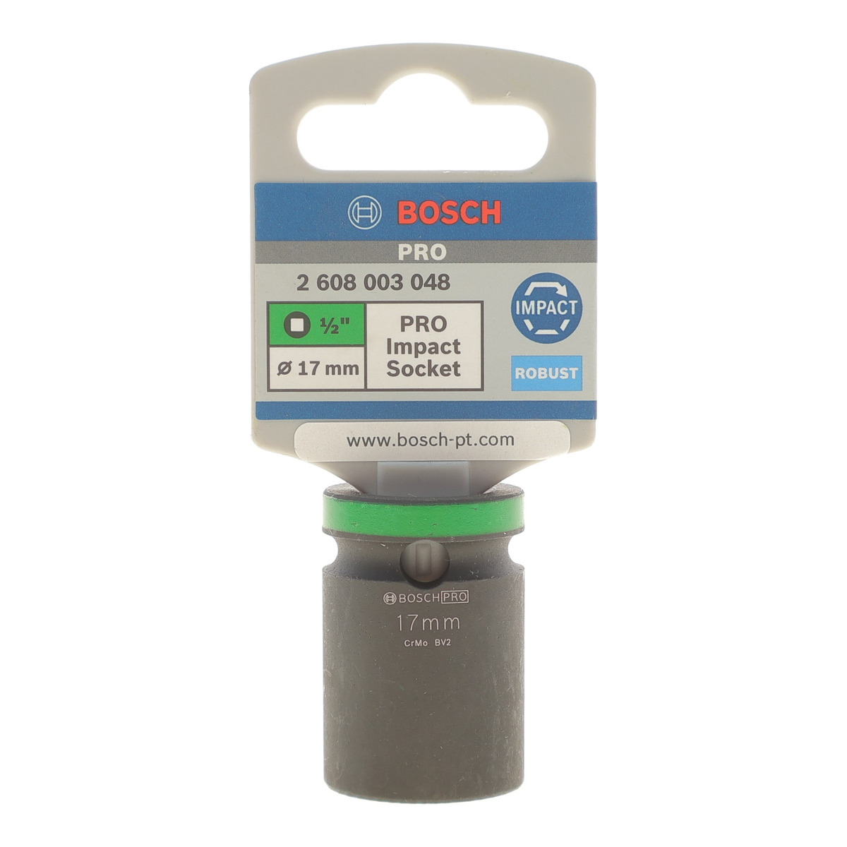 Головка торцева ударна PRO 1/2" 17 мм Bosch