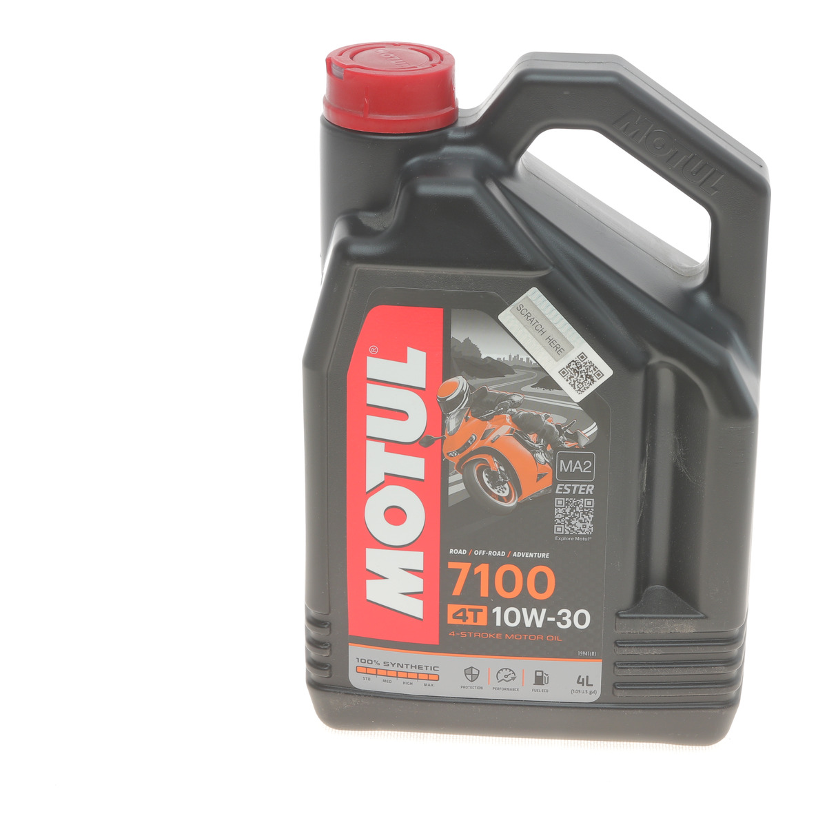 Олива 10W30 7100 4T (4L) MA2 100% Синтетика Motul