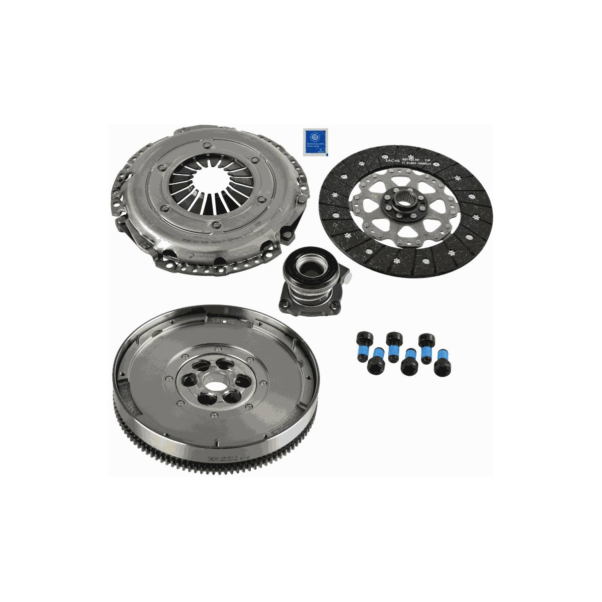 Комплект зчеплення з маховиком OPEL: SIGNUM CC (Z03), VECTRA C (Z02), VECTRA C CC (Z02), VECTRA SACHS (2290 601 131) SACHS