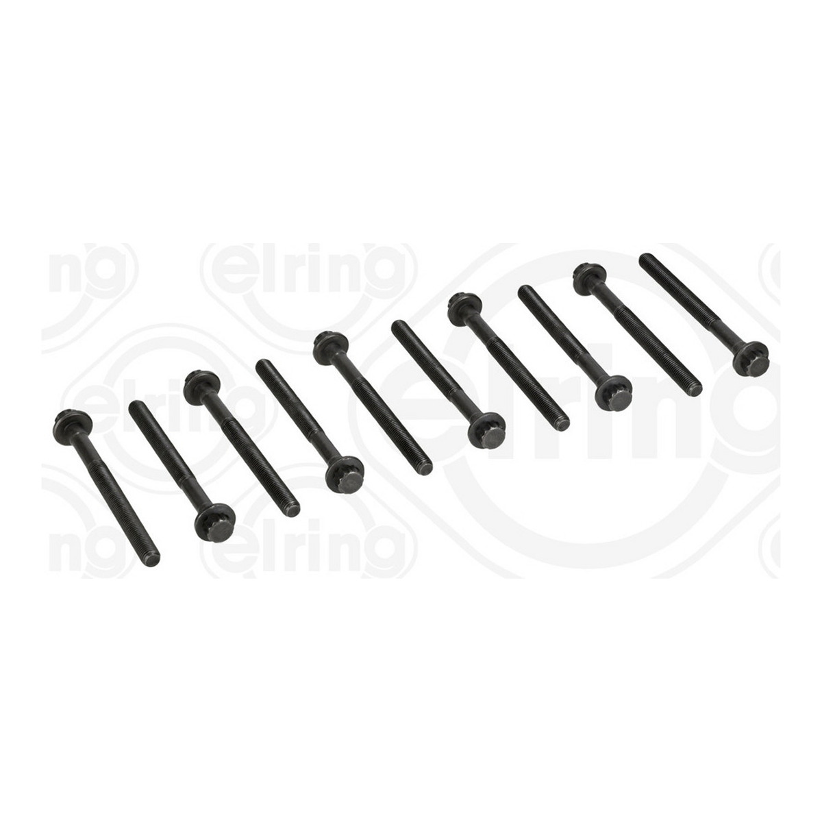 Комплект болтів з головкою системи TORX з чорного металу
