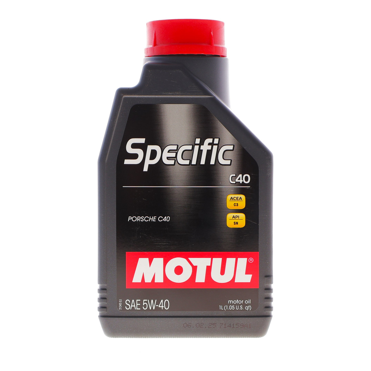 Олива 5W40 SPECIFIC C40 (1L) (ACEA C3/API SN/PORSCHE C40) Motul