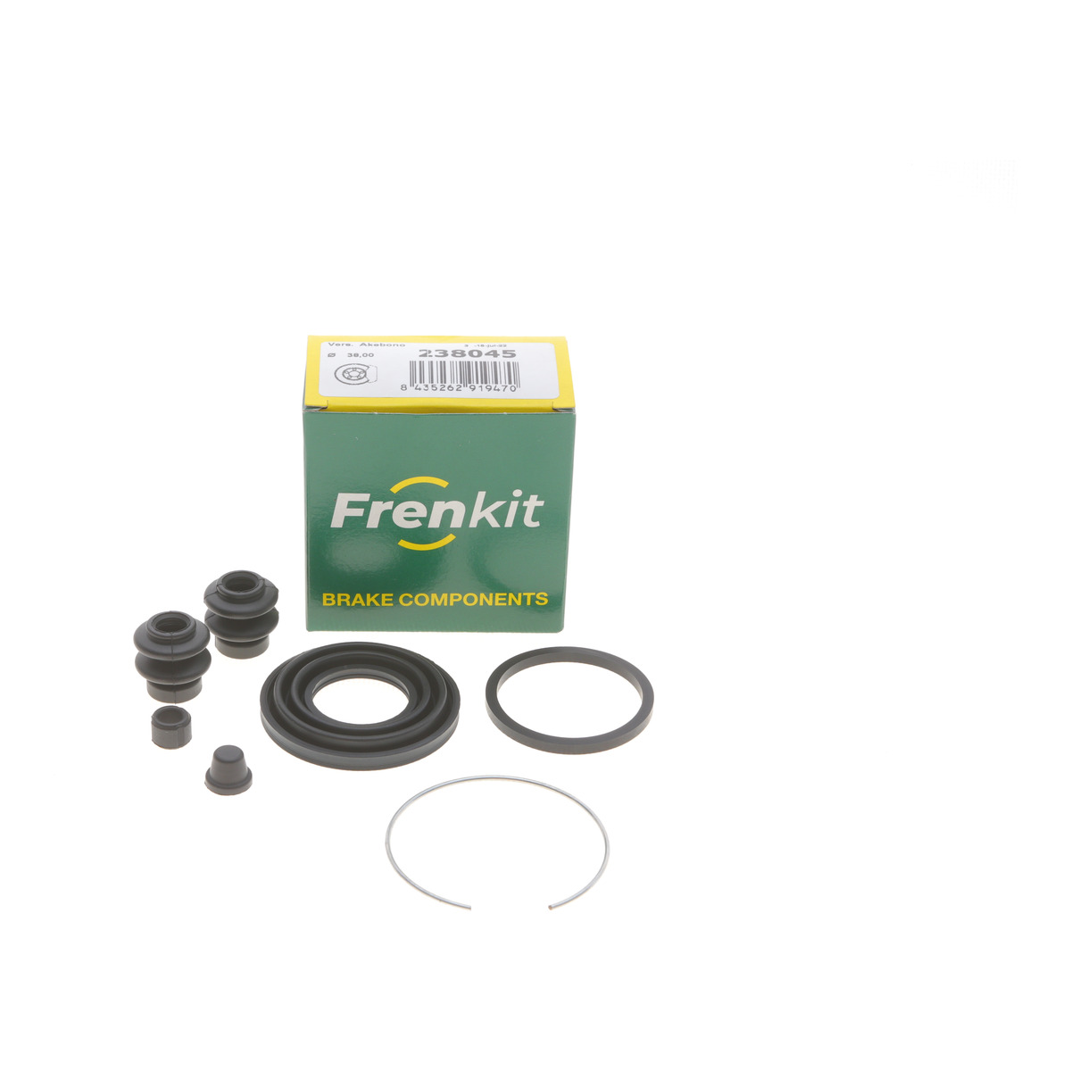 Ремкомплект супорта (заднього) Mitsubishi Outlander 03-12 (d=38mm) (Akebono) Frenkit