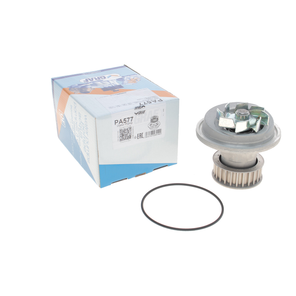 Помпа води Opel Astra F/Omega A/B/Vectra A/B 1.6/1.8i/2.0i 88-02 (25z) (B/B) (8лоп) GRAF