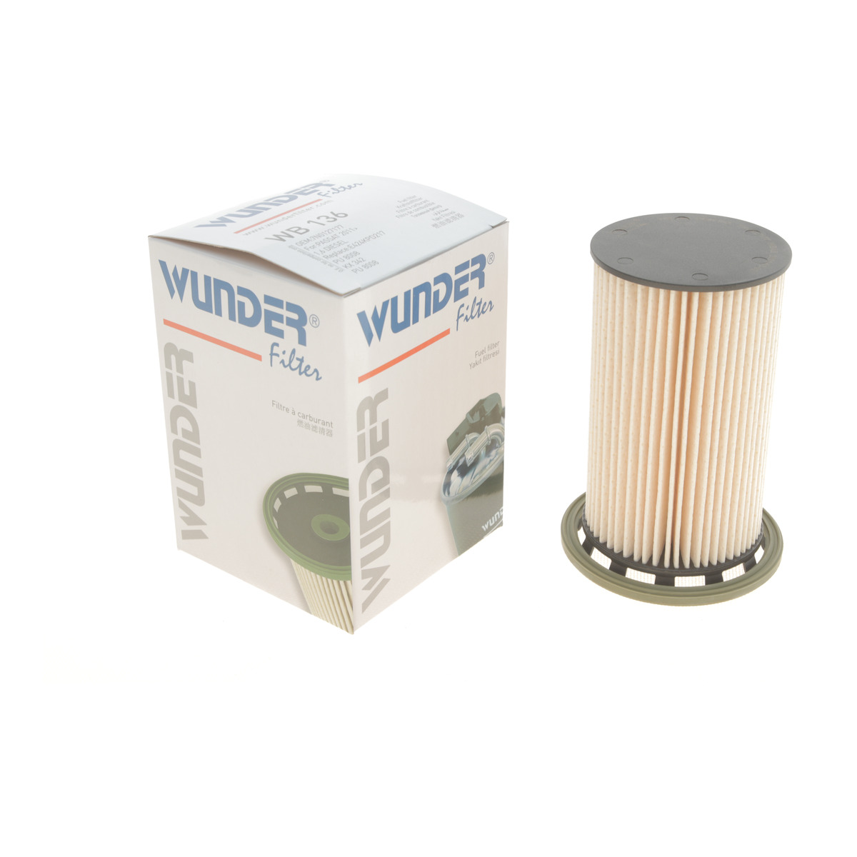 Фільтр паливний VW Tiguan 2.0TDI 12- Wunder Filter
