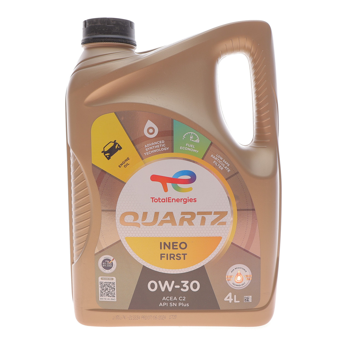 Олива 0W30 Ineo First (4L) PSA B71 2312/B71 2302 Total