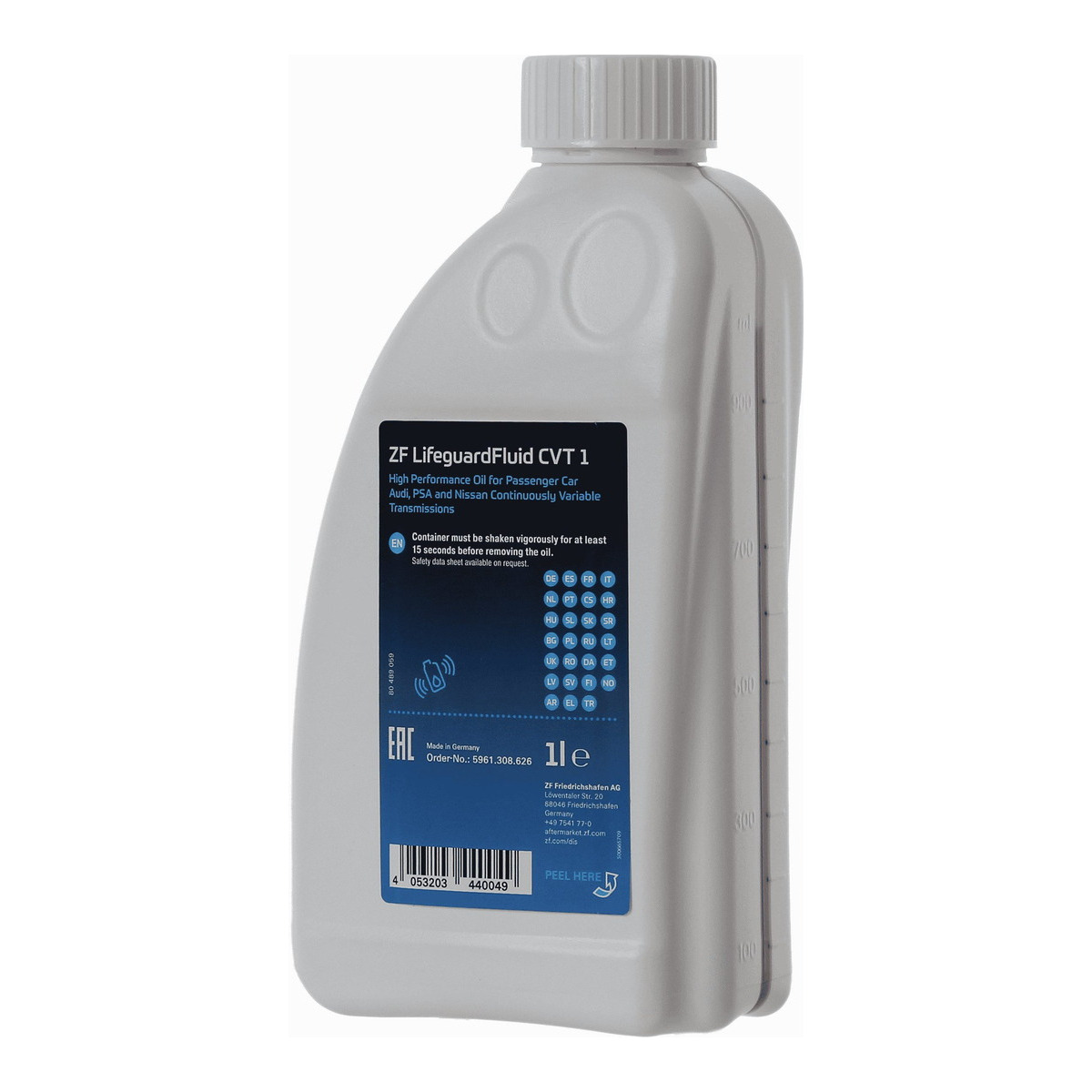 Олива трансмісійна АКПП CVT ZF LifeguardFluid (1L) MB236.20/VW TL 52180 ZF