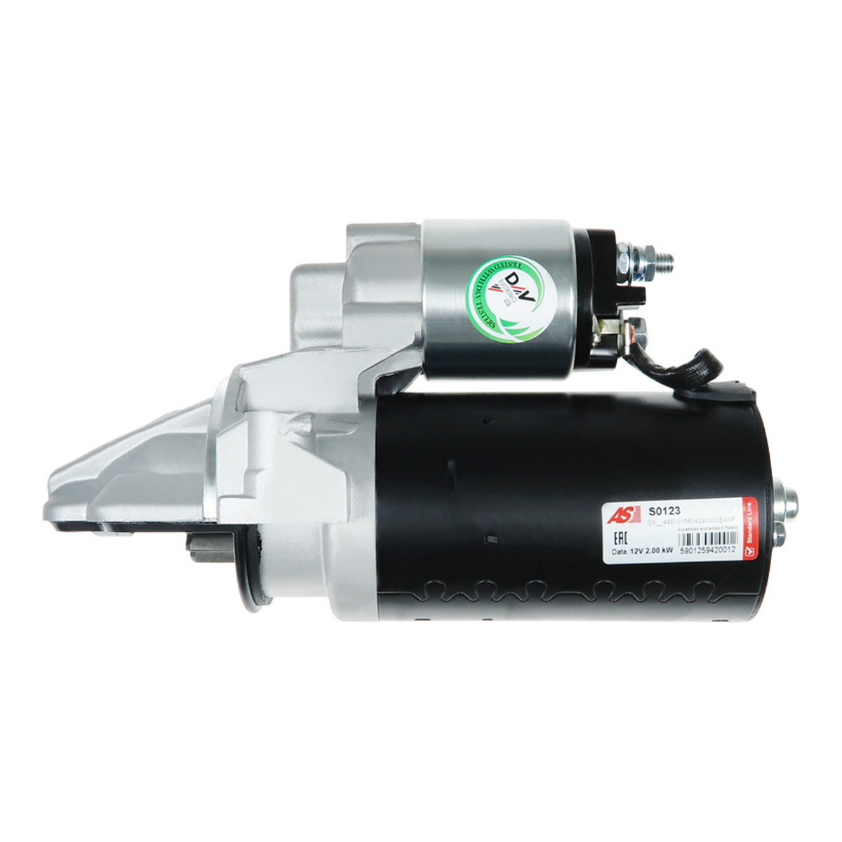 Стартер Ford Transit 2.2-2.4TDCi 06-/Land Rover Defender 07-17/Peugeot Boxer/Fiat Ducato 06-(2kw) AS