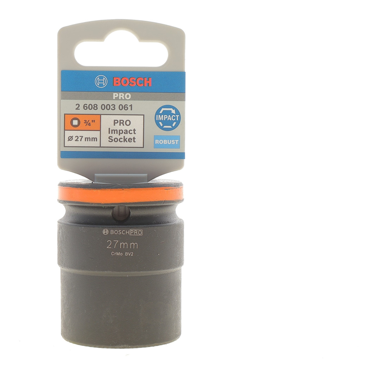 Головка торцева ударна PRO 3/4" 27 мм Bosch