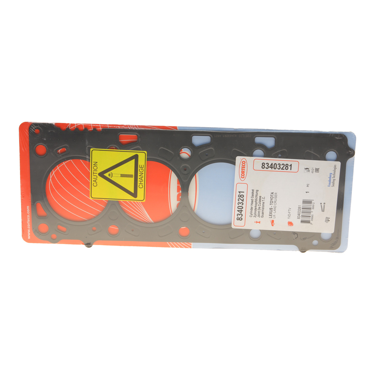 Прокладка ГБЦ Toyota Land Cruiser 200 4.5 D 07- (1.3mm) (R) Corteco