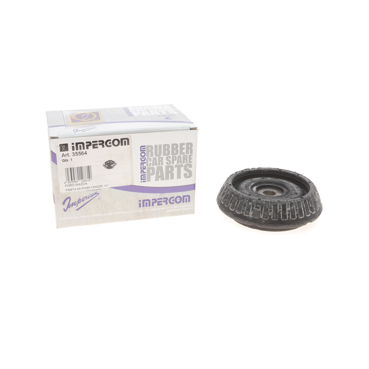 Подушка амортизатора (заднього) Ford Fiesta IV 95-02/Mazda 121 III 96-03 Impergom