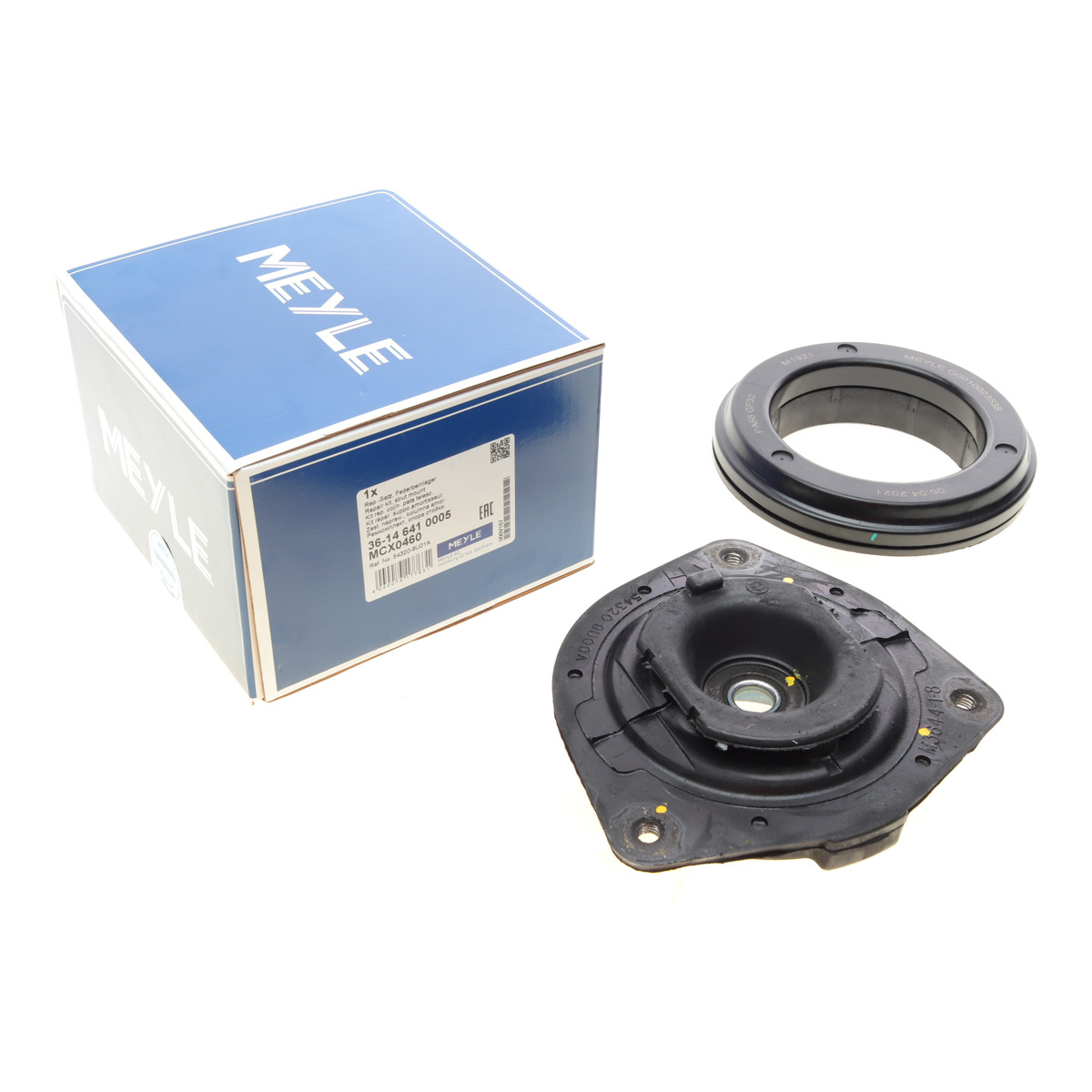 Подушка амортизатора (переднього) + підшипник Nissan Note 06- (R) Meyle