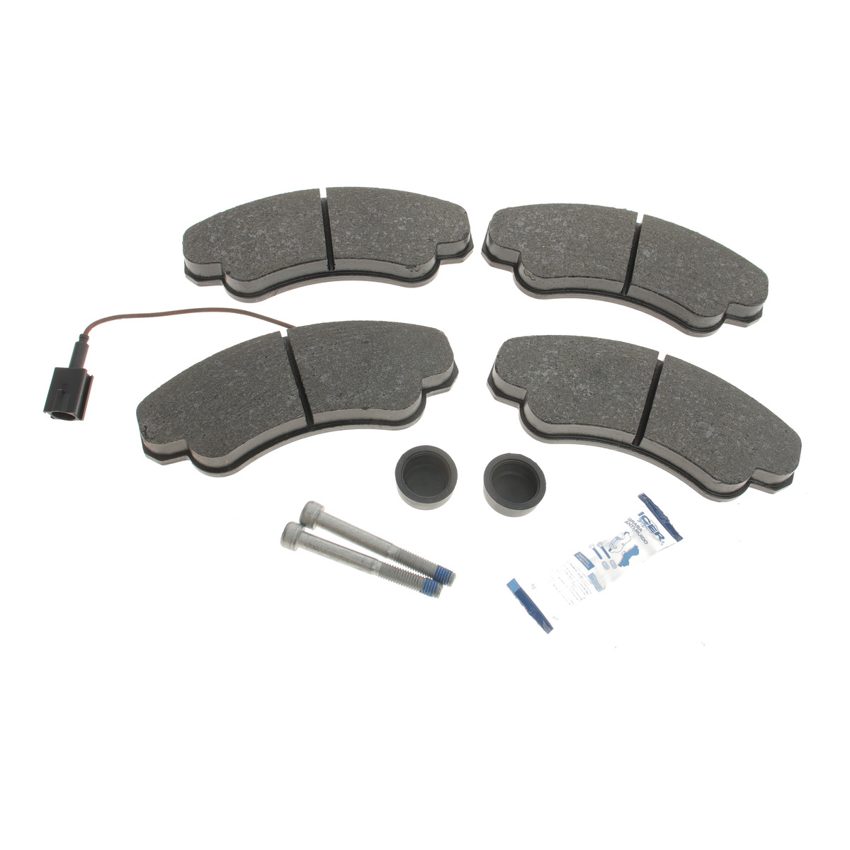 Колодки гальмівні (передні) Citroen Jumper/Fiat Ducato/Peugeot Boxer 99- R16 (+датчик) Icer