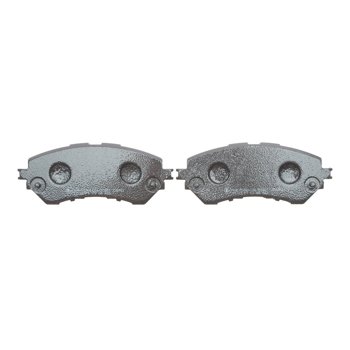 Колодки гальмівні (передні) Toyota Yaris 13- (Akebono) Metelli