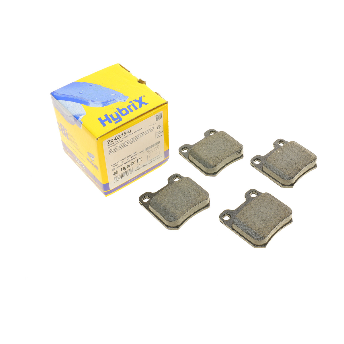 Колодки гальмівні (задні) Opel Omega A/B 86-03/Vectra B 95-03/Senator A/B 84-93 Metelli