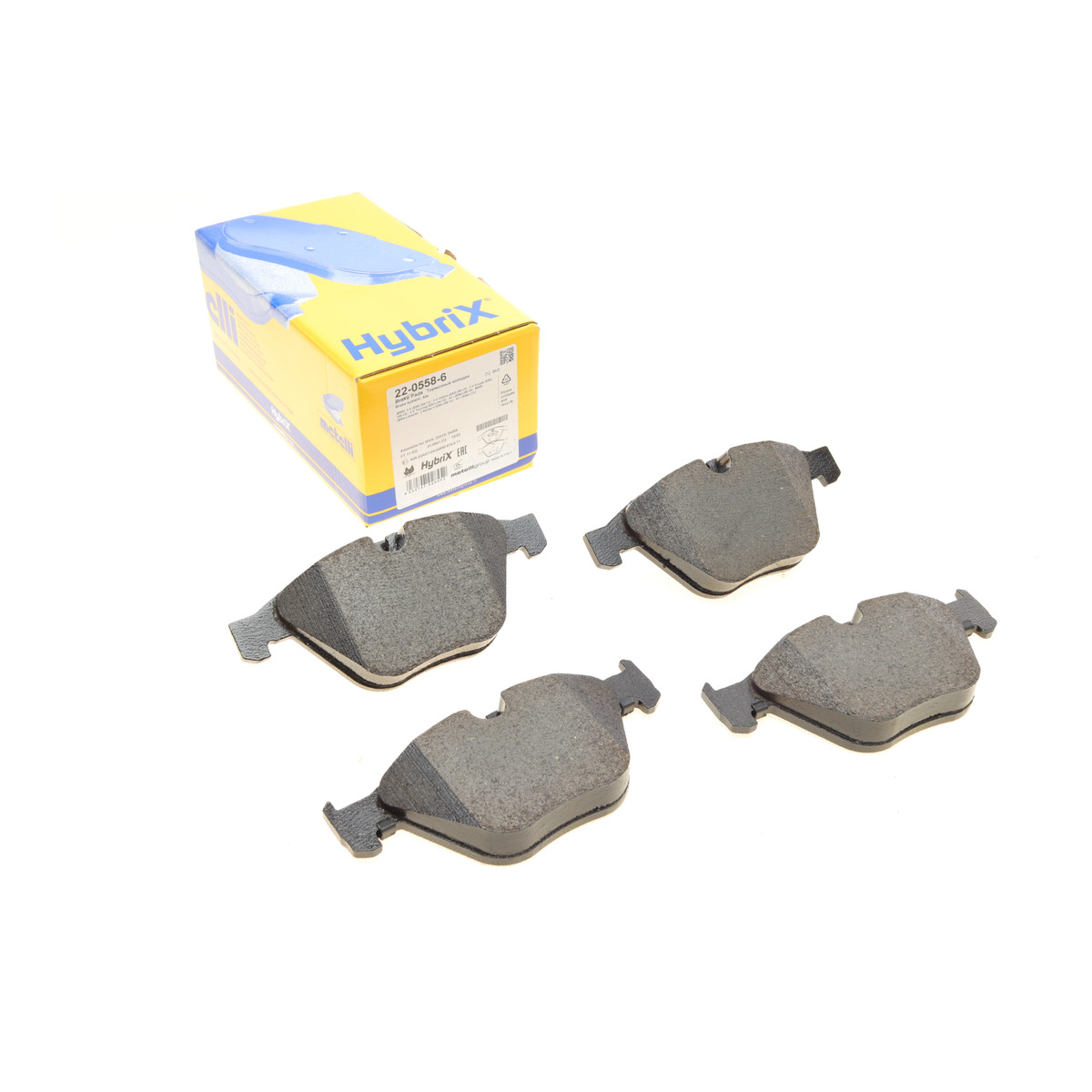 Колодки гальмівні (передні) BMW 3 (E90-93/F30/F80) 04-/5 (E60-61)/6 (E63-64) Metelli