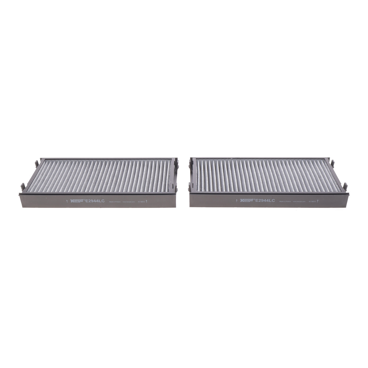 Фільтр салону BMW X5 (E70/F15)/X6 (E71/E72) 2.0-4.8 07- (вугільний) (2шт) HENGST FILTER