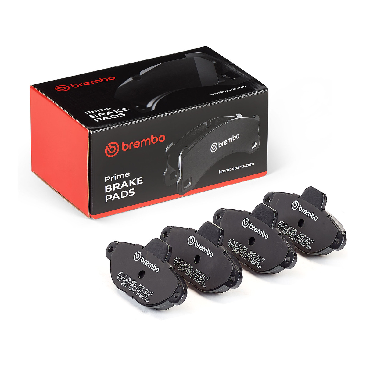Колодки гальмівні дискові FIAT PUNTO (188_) 1.2 1999.09-2012.07 BREMBO (P23096) BREMBO
