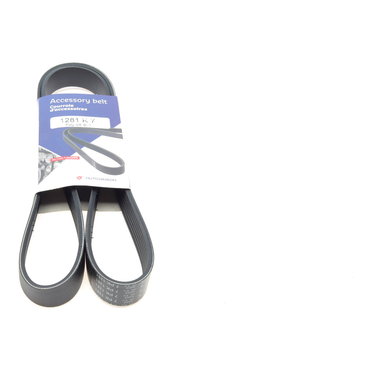 Ремінь генератора VW T4 2.8VR6 00-03 (7PK1281) Hutchinson