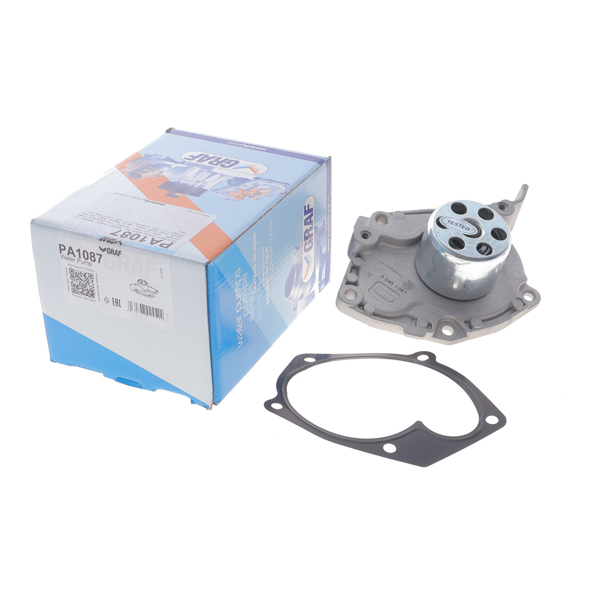 Помпа води Renault Trafic/Megane/Laguna/Opel Vivaro/Mitsubishi/Volvo 1.9dCi/2.0 00- (10 лоп)(B/B HD) GRAF