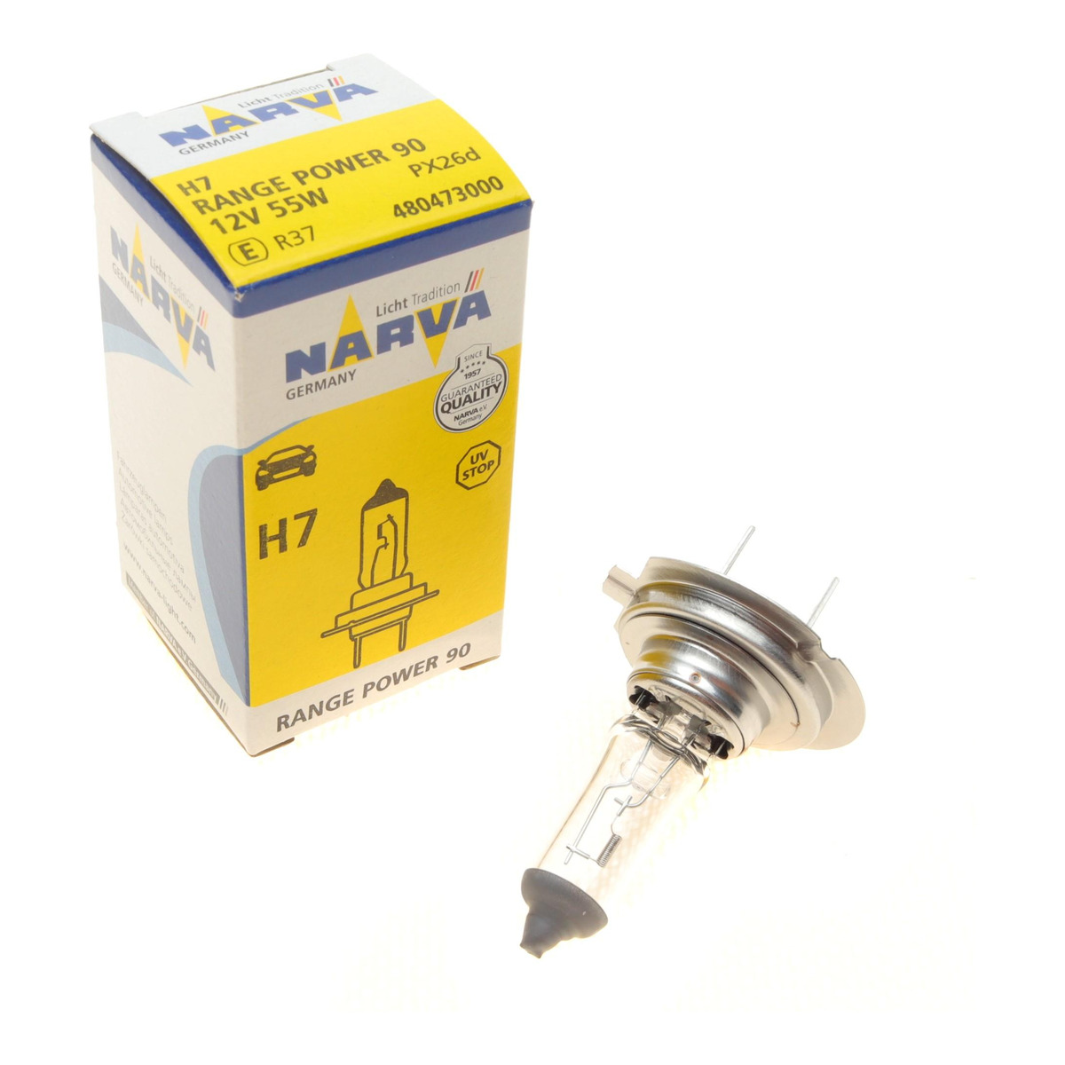 Автолампа H7 12V 55W PX26d Range Power 90 Narva