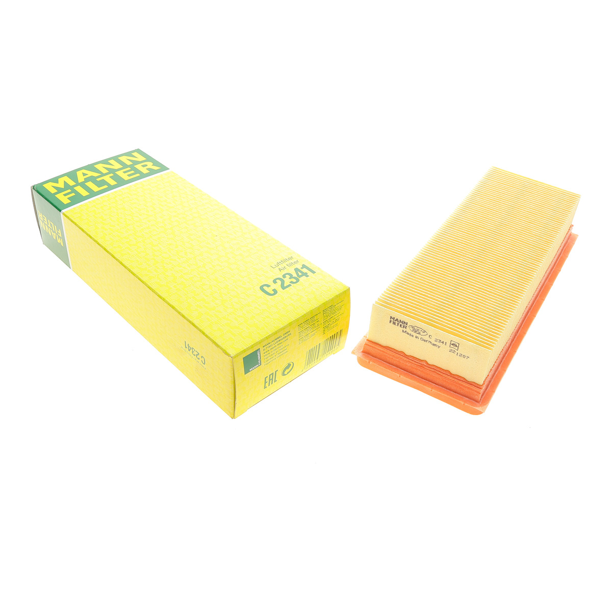 Фільтр повітряний Fiat Panda 1.1 i.e.Selecta 95-03/Punto 1.1/1.2 94-00/Sinquecento 1.1 Sporting 94-98 Mann Filter