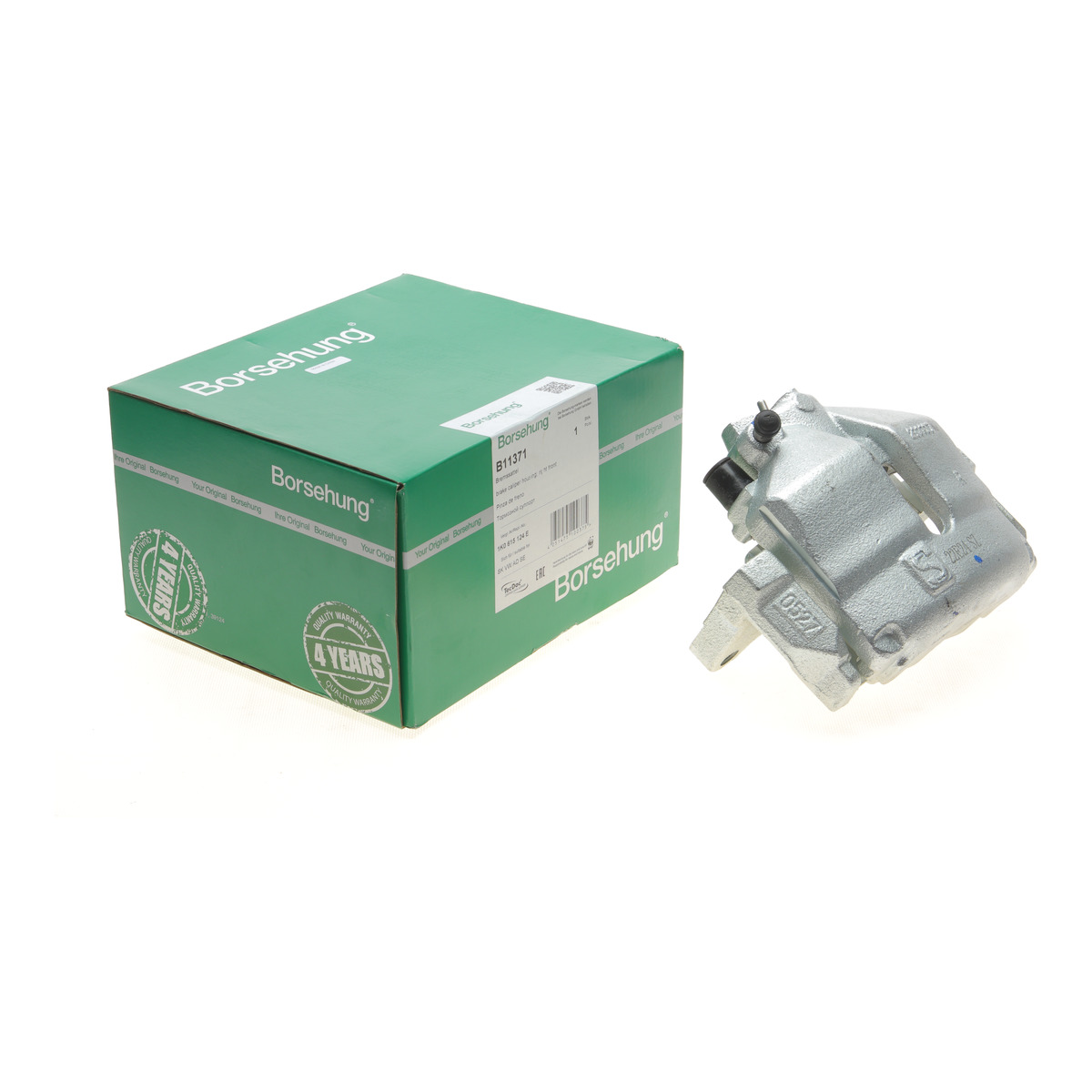 Супорт гальмівний (передній) (R) Audi A1/A3/VW Caddy/Skoda Fabia/Octavia 04-15 (+ скоба) Borsehung