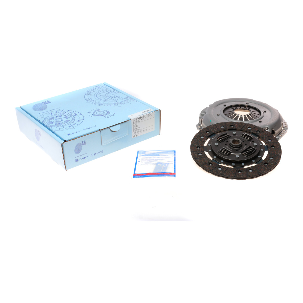 Комплект зчеплення Ford Focus 1.8 Duratec 04-13 (d=220mm) Blue Print
