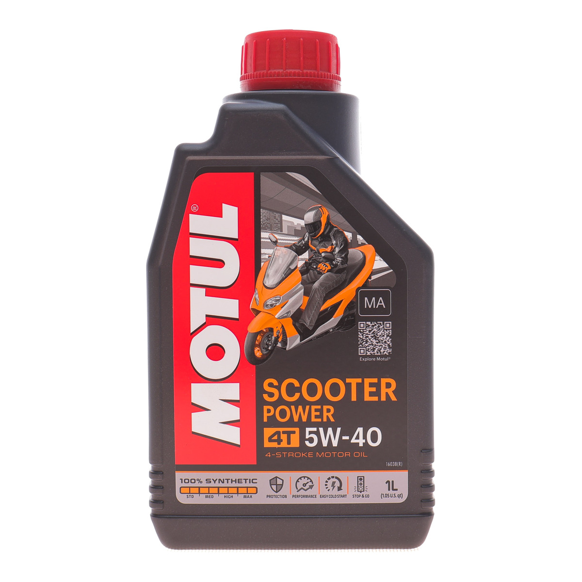 Олива 5W40 4T Scooter Power (1л) Motul