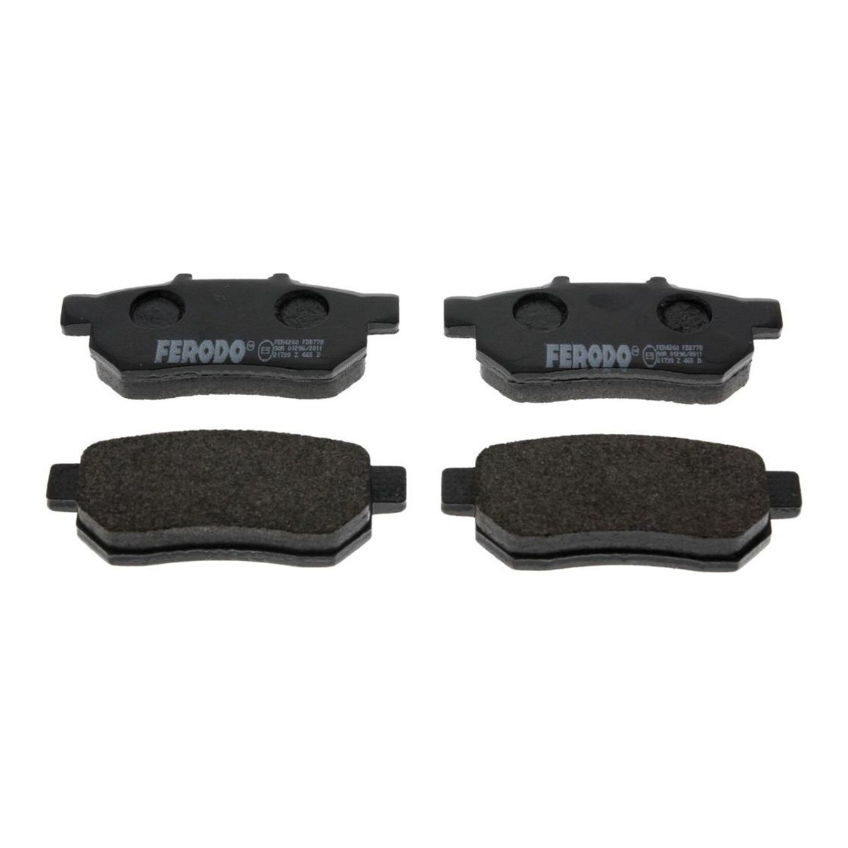 Комплект гальмівних колодок задн , FORD MAVERICK, HONDA CITY IV, CITY V, CIVIC V, CIVIC VI, CRX III, INTEGRA, JAZZ II, JAZZ III, SUZUKI SWIFT I 1.2-2.7D 10.84-12.15