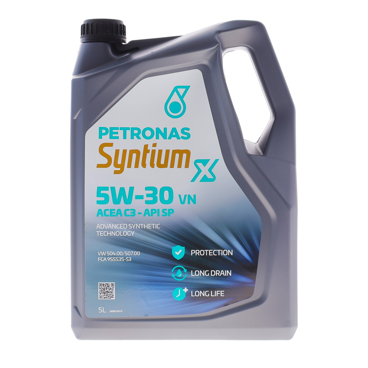 Олива 5W30 SYNTIUM X VN ACEA C3/API SN (5L) VW 504 00/VW 507 00) PETRONAS