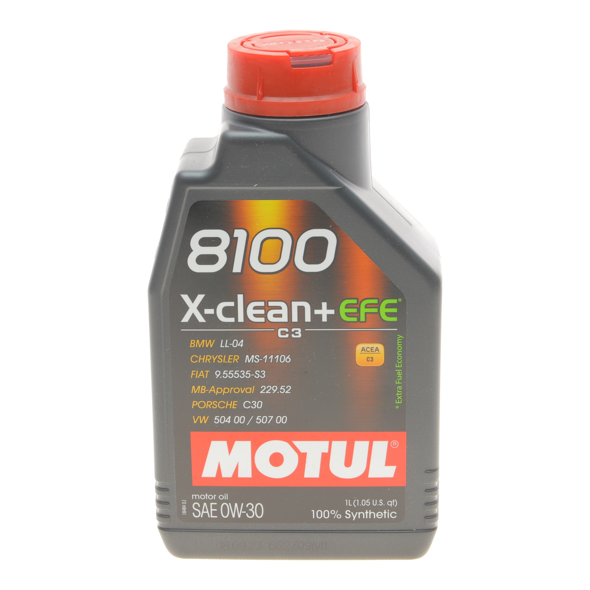 Масло 0W30 8100 X-clean+EFE (1L) (LL-04/VW 504 00/507 00/MB 229.52/Porsche C30) (111657)