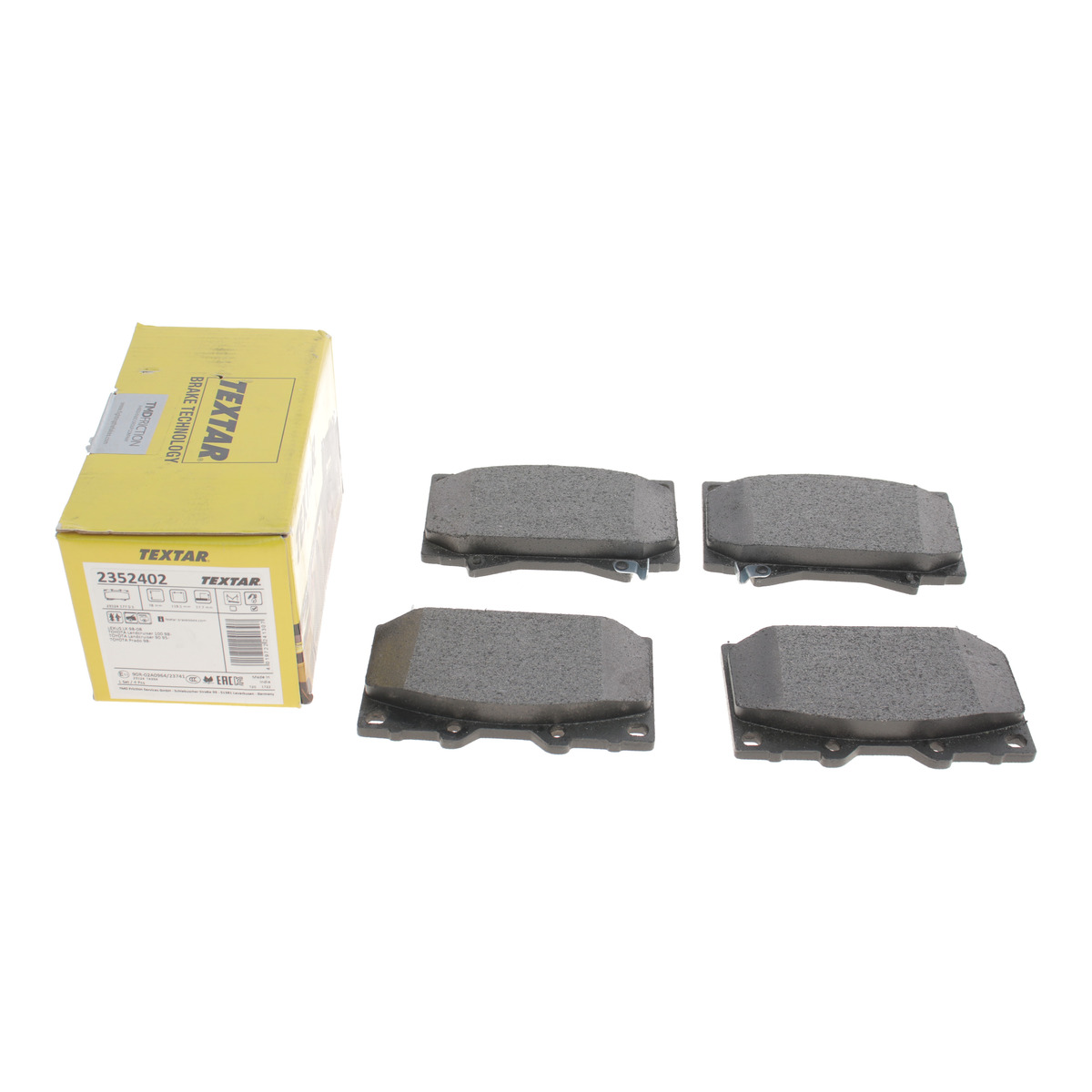 Колодки гальмівні (передні) Toyota Land Cruiser 90- (Sumitomo) Textar