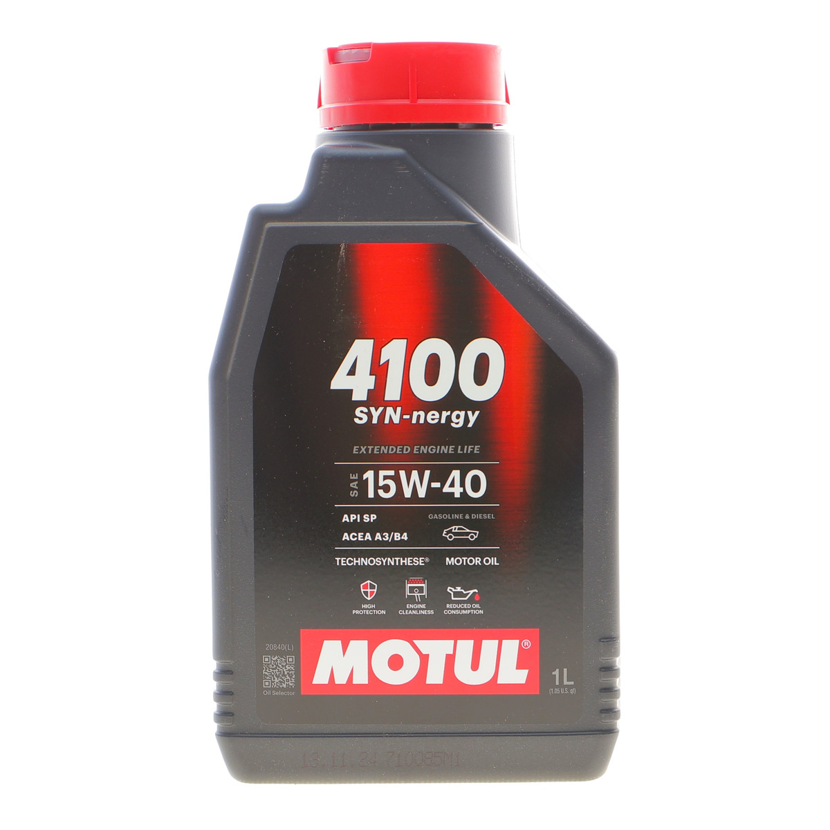 Масло 15W40 4100 Syn-nergy (1L) (API SP) (ACEA A3/B4) (113149)
