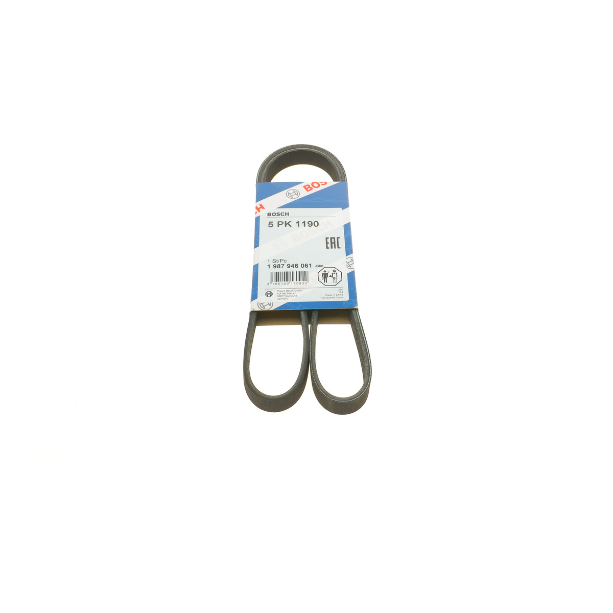 Ремінь генератора Toyota Corolla 2.0D 99-03/BMW 8 (E31) 4.5-5.0 90-99 (5PK1190) Bosch