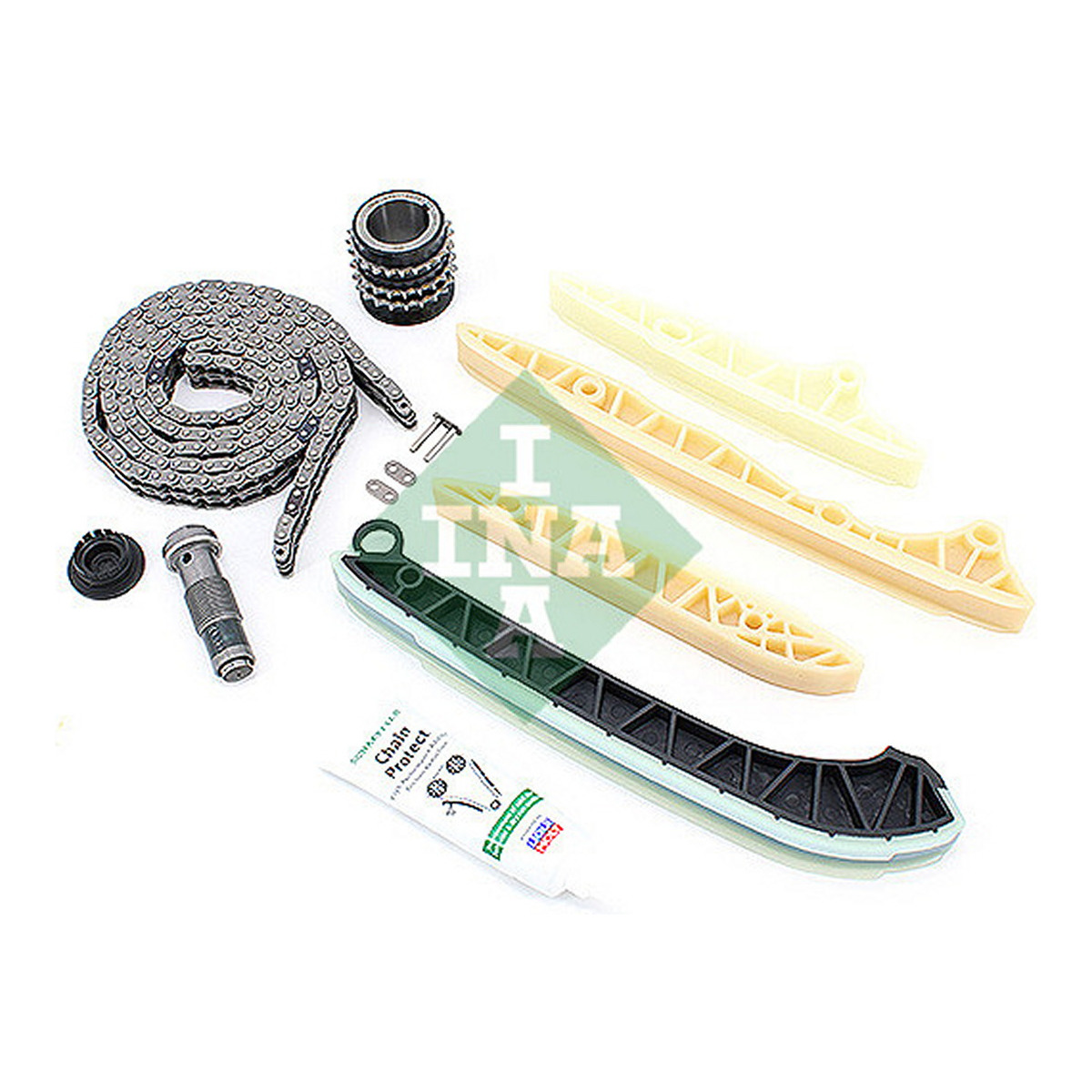Комплект привідного ланцюга MERCEDES-BENZ M-CLASS (W164) ML 350 4-MATIC (164.186) 2005.02 - 2 INA (559 1799 31) Schaeffler INA