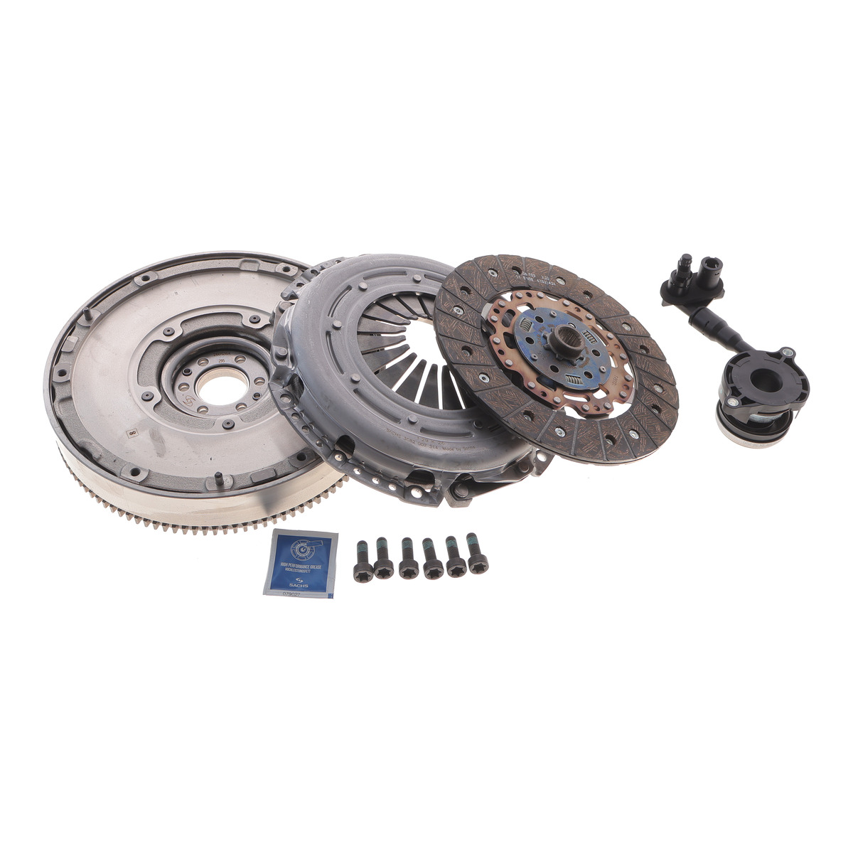 Демпфер + комплект зчеплення Ford Focus III/Mazda 3 1.6TDCi/CD 10- SACHS