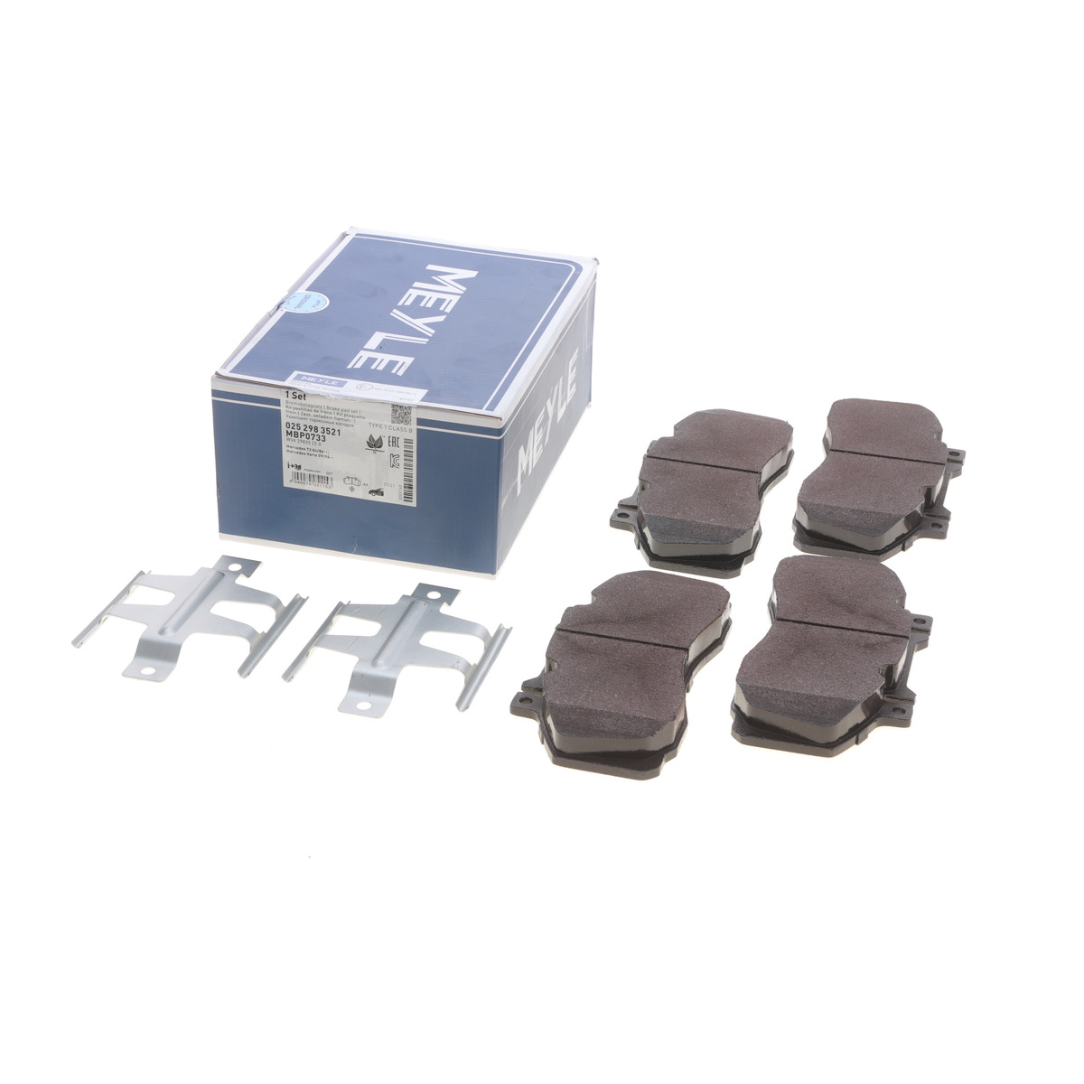 Колодки тормозные (передние) MB 609-814/Vario