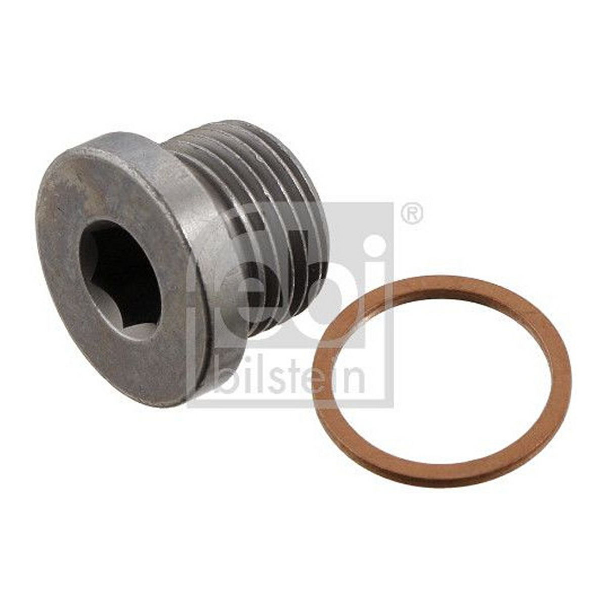 Болт зливу оливи + шайба BMW 5 (E60)/7 (E65)/X5 (E53/F15) (M18x1,5) Febi Bilstein фото 2
