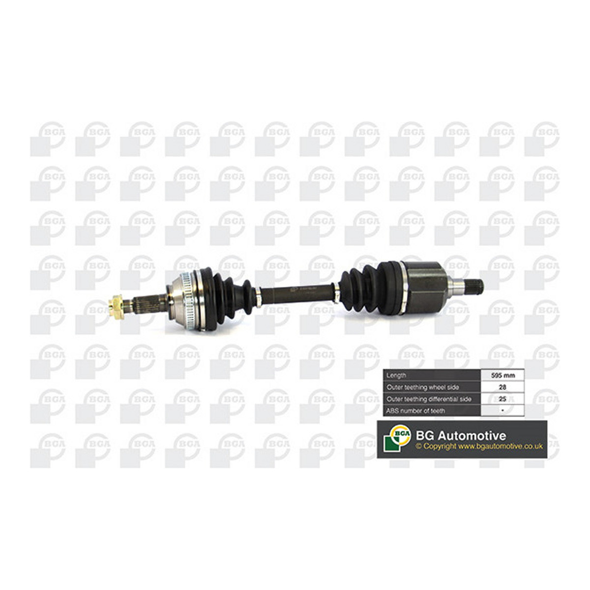 Піввісь Land Rover Freelander 98-06 2.0-2.5 D (пр.)