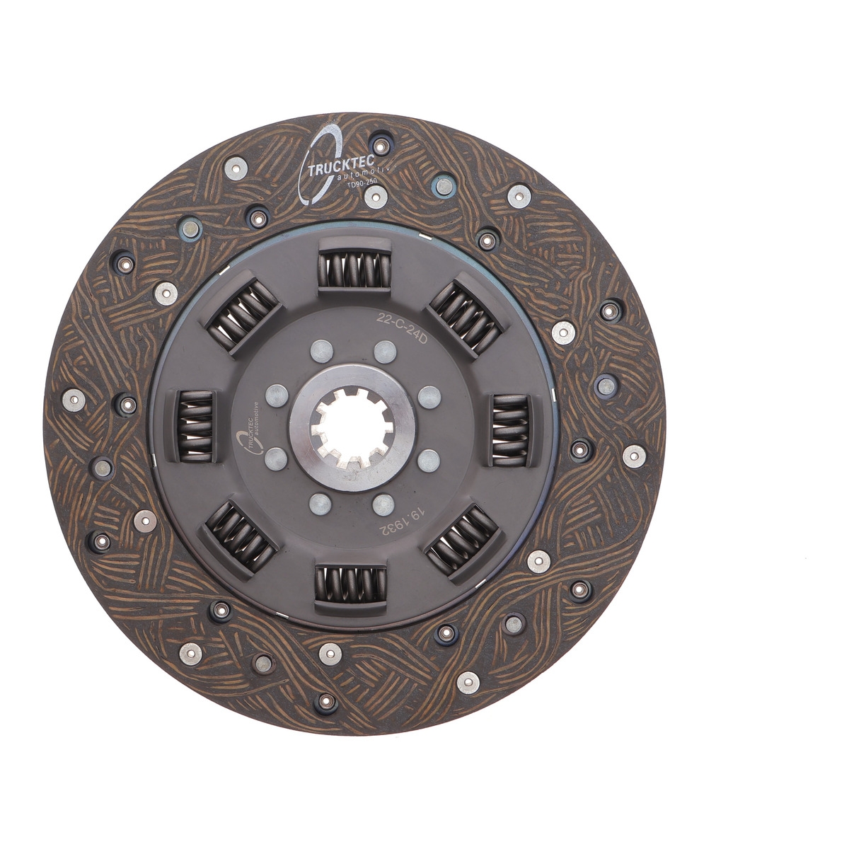 Диск зчеплення MB 408/508/608 OM314 (d=250мм) TRUCKTEC Automotive