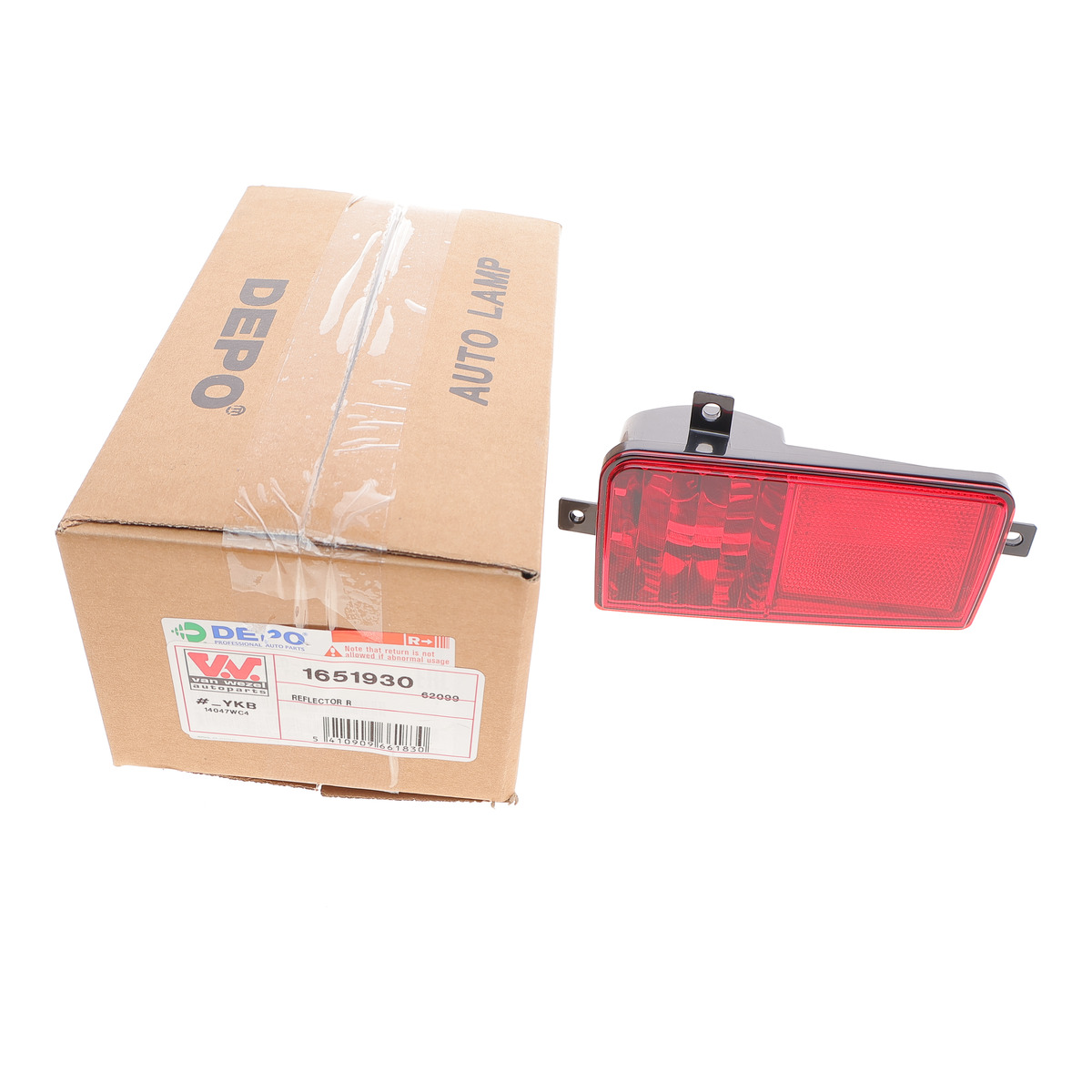 Ліхтар задній протитуманний Citroen Jumper/Peugeot Boxer 06-11 (R) Van Wezel