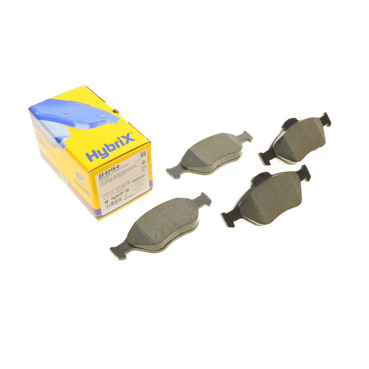 Колодки гальмівні (передні) Ford Fiesta 95-10/Fusion/Ka 02-12/Puma/Mazda 121 96-03/Mazda 2 03-07 Metelli