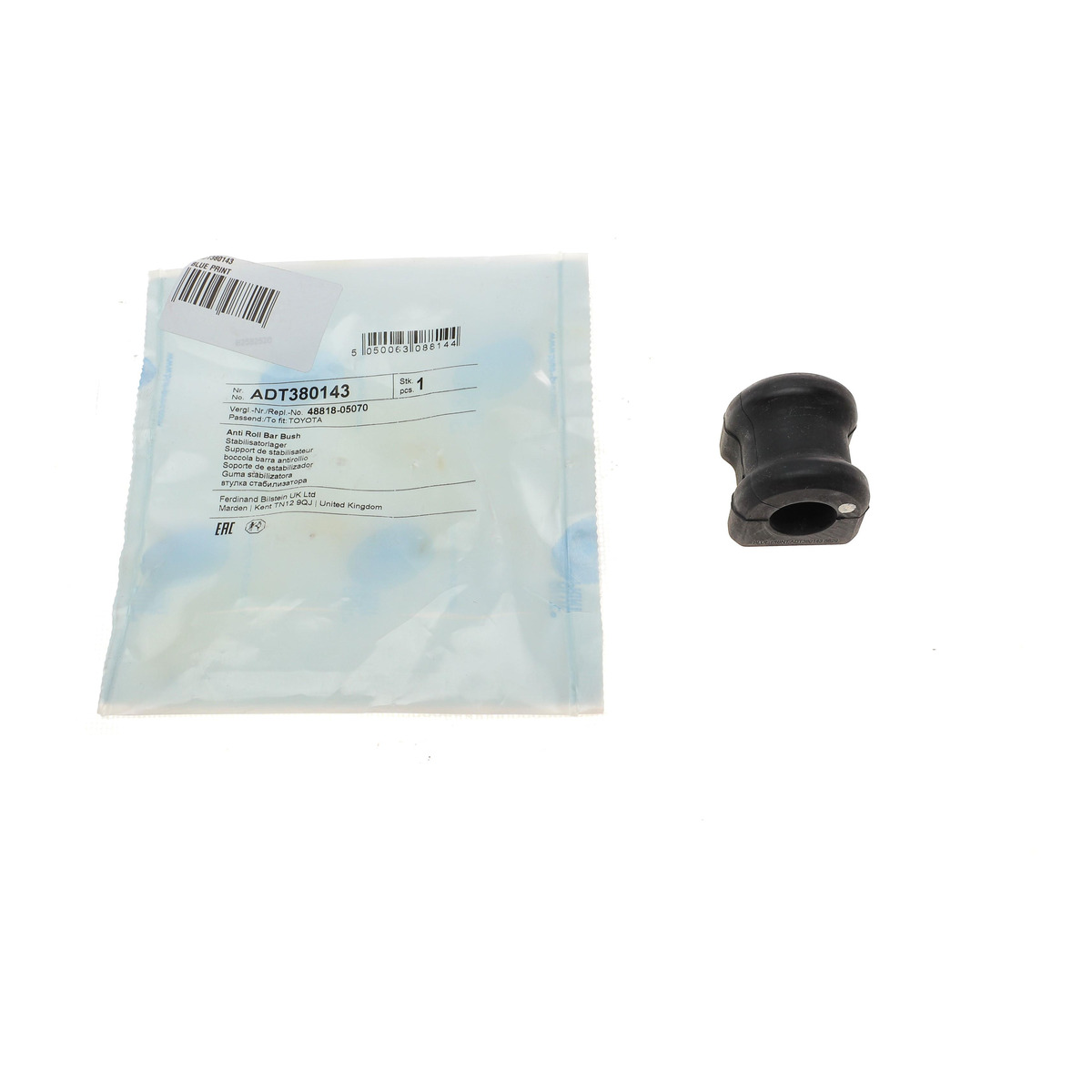 Втулка стабілізатора (заднього) Toyota Avensis 03-08 (d=19mm) Blue Print